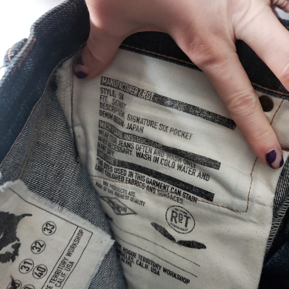 Rogue Territory RGT SK 15oz Raw Selvedge Denim - Picture 9 of 16